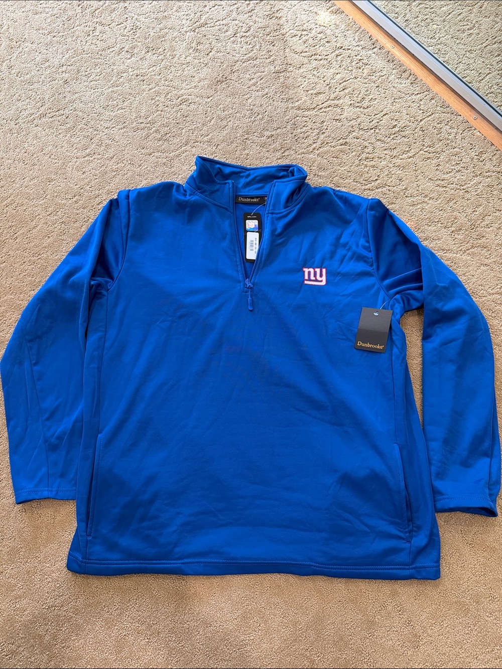 Dunbrooke Men's Royal Blue NY Quarter-Zip Pullover